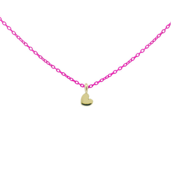 Collana argento rosa Rue Des Mille Golden Mate donna con cuore in oro 18K-GRV-K1-CUO-1