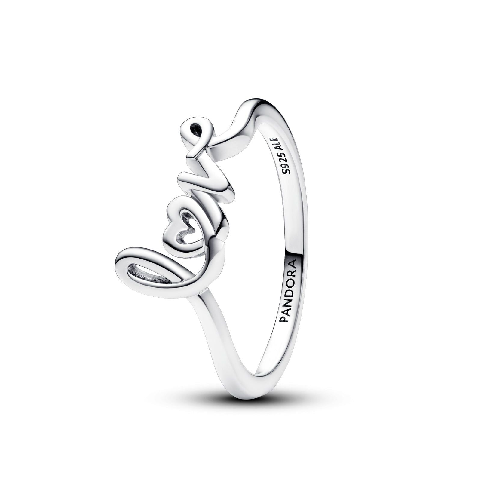 Anello donna Pandora Moments in argento sterling 925 con la scritta L JOY Gioielli
