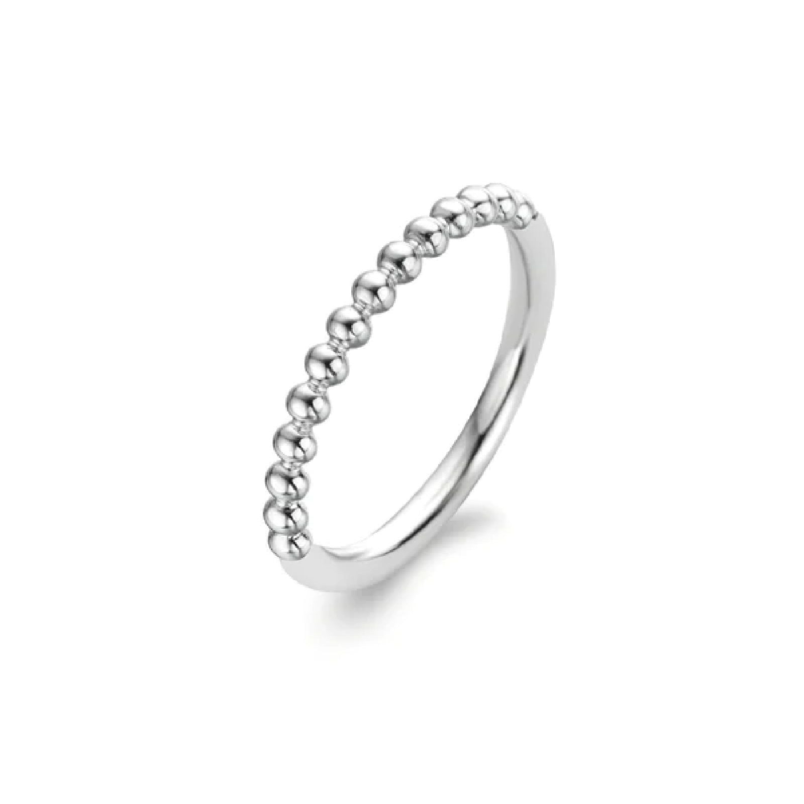 Anello donna TI SENTO Milano in argento con piccole sfere 1937SI-1