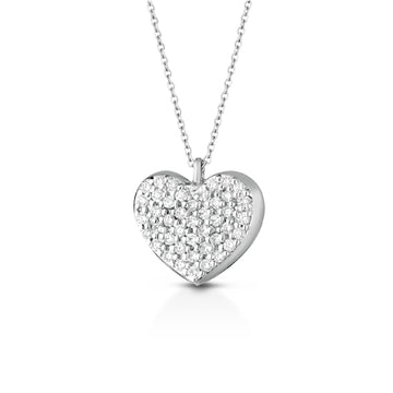 Collana pendente PG Gioielli oro 18kt con diamante 0,09ct G VS 40 cm