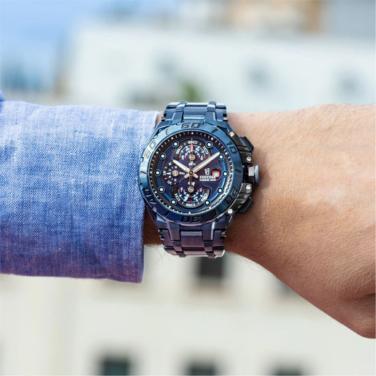 Orologio Festina Chrono Bike in acciaio blu da uomo MISURA UNICA