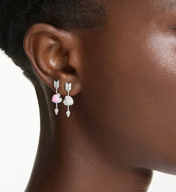 Orecchini Swarovski Freccia di Cupido color argento