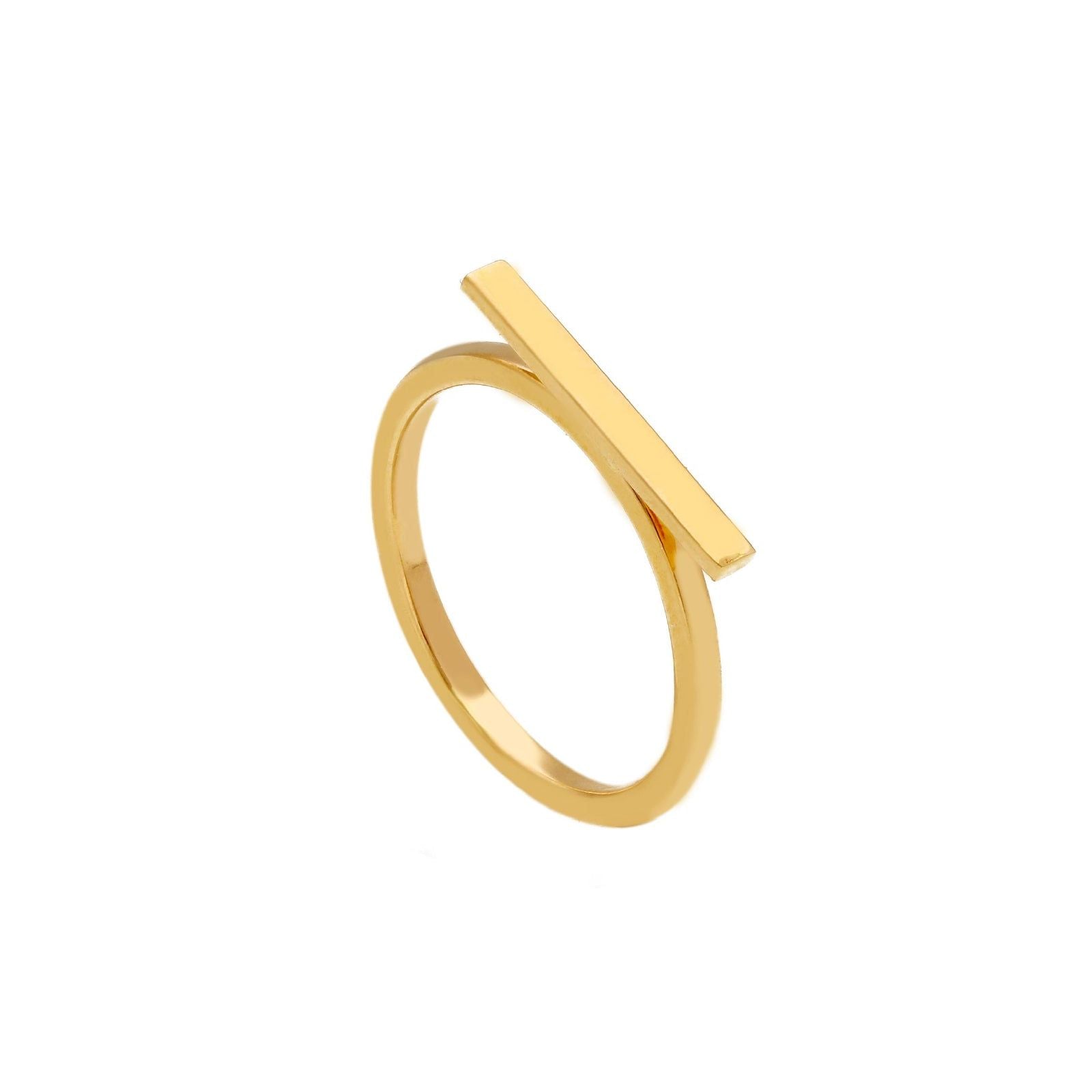 Anello donna JOY Gioielli in oro giallo con linea rigida 212167-1