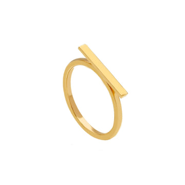 Anello donna JOY Gioielli in oro giallo con linea rigida 212167-1