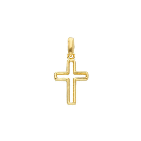 Ciondolo unisex JOY Gioielli in oro giallo con croce intarsiata 217050-1
