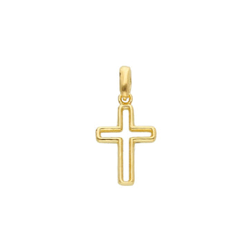 Ciondolo unisex JOY Gioielli in oro giallo con croce intarsiata 217050-1