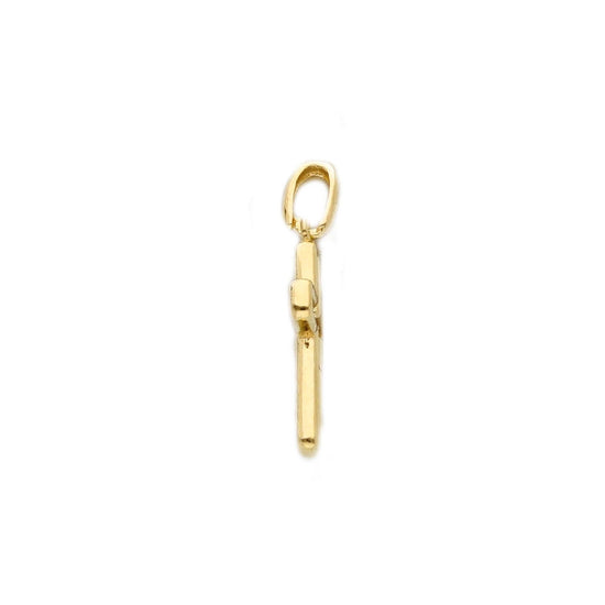 Ciondolo unisex JOY Gioielli in oro giallo con croce intarsiata 217050-2