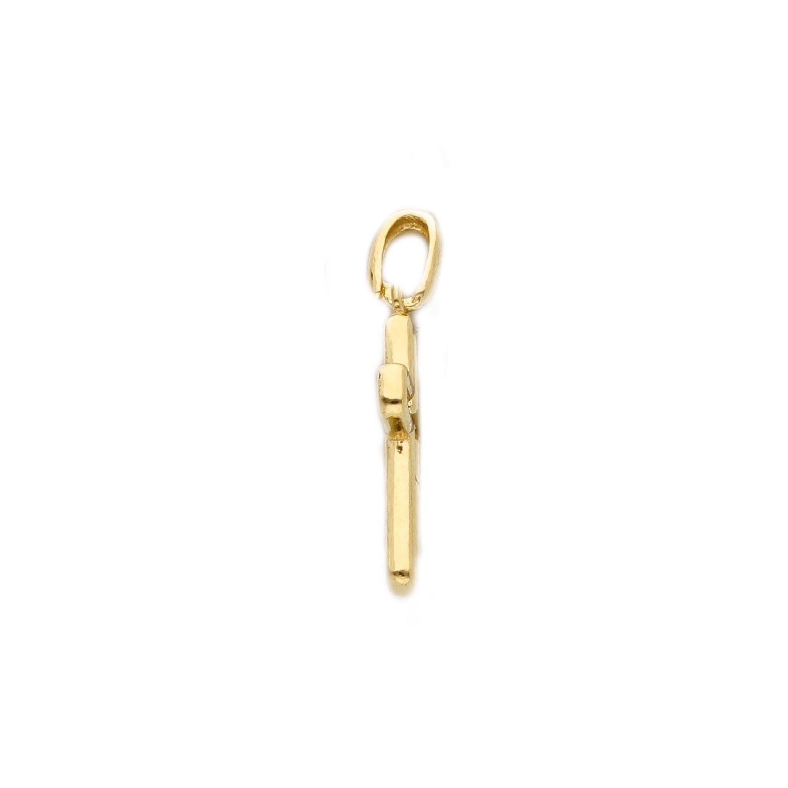 Ciondolo unisex JOY Gioielli in oro giallo con croce intarsiata 217050-2