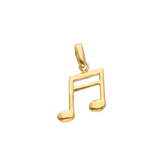 Ciondolo unisex JOY Gioielli in oro giallo con nota musicale 217074-1