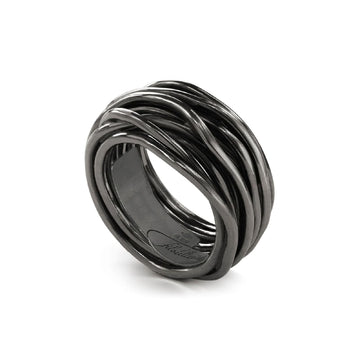 Anello Rubinia Filodellavita  13 fili in argento 925 brunito 21