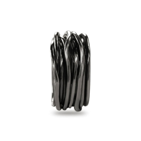 Anello Rubinia Filodellavita  13 fili in argento 925 brunito 21