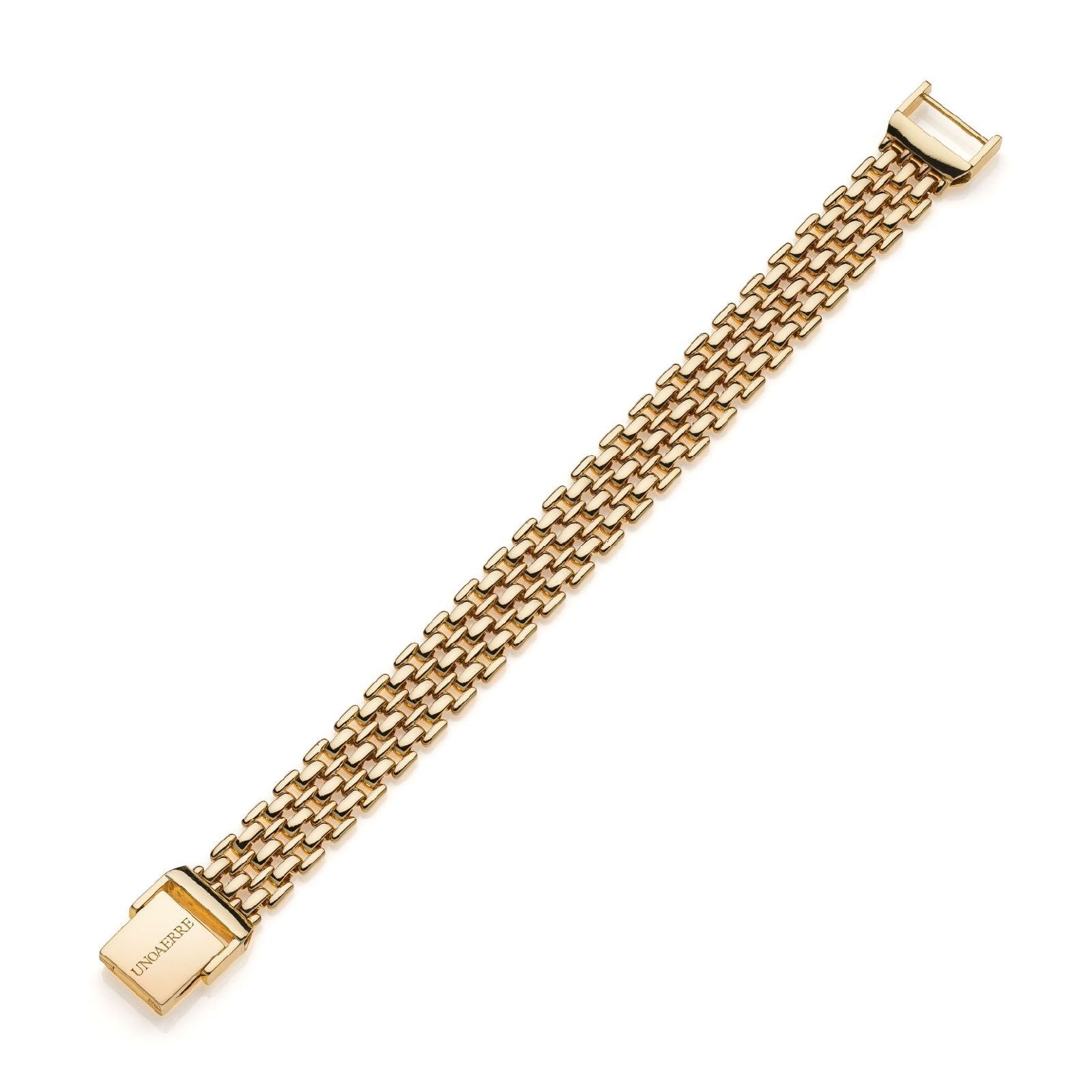 Bracciale donna Unoaerre Panther bronzo dorato maglie piccole 2208-1