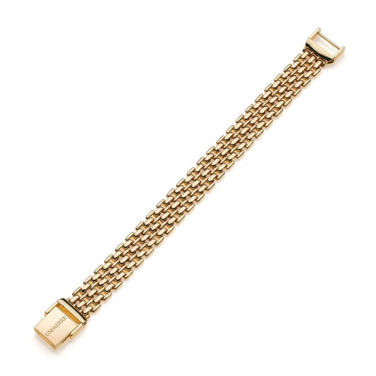 Bracciale donna Unoaerre Panther bronzo dorato maglie piccole 2208-1