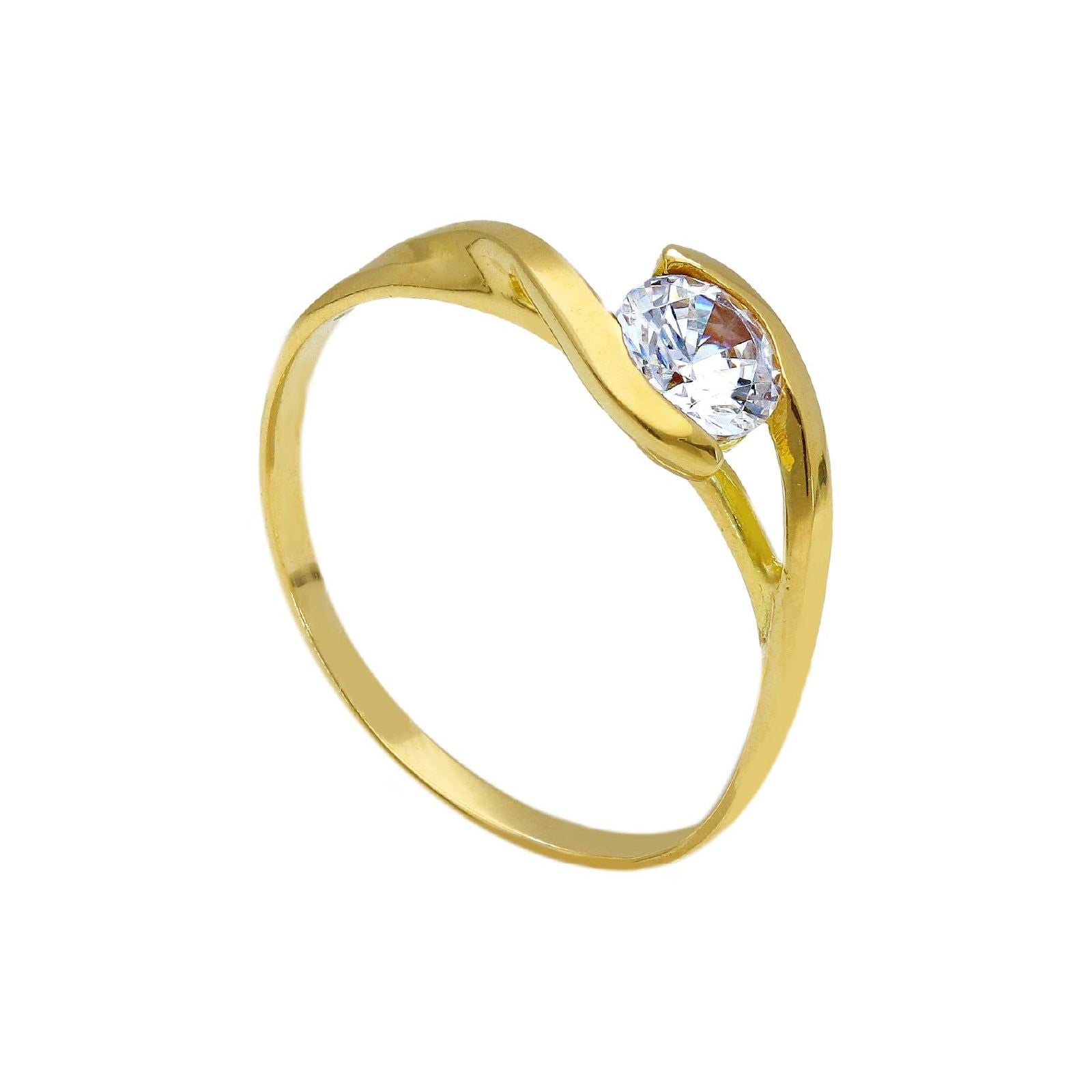 Anello solitario donna JOY Gioielli Oro in oro giallo con zircone contrarié 220946-1