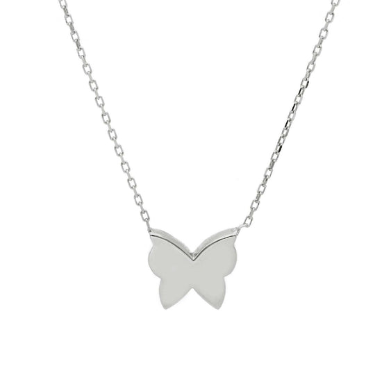 Collana donna JOY Gioielli in oro bianco con farfalla 225301-1