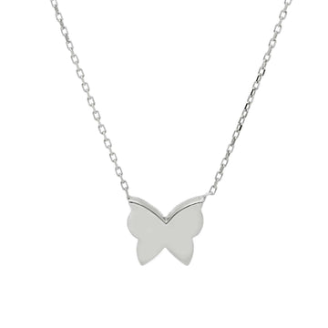 Collana donna JOY Gioielli in oro bianco con farfalla 225301-1