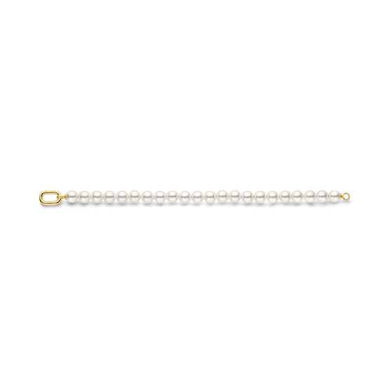 Bracciale con perle donna TI SENTO Milano in argento dorato 23036YP-2