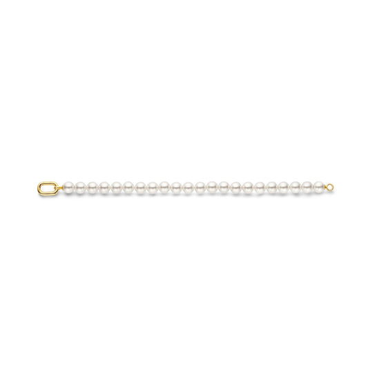 Bracciale con perle donna TI SENTO Milano in argento dorato 23036YP-2