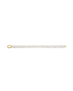 Bracciale catena da donna della collezione TI SENTO Milano in argento 925 dorato con perle 23036YP