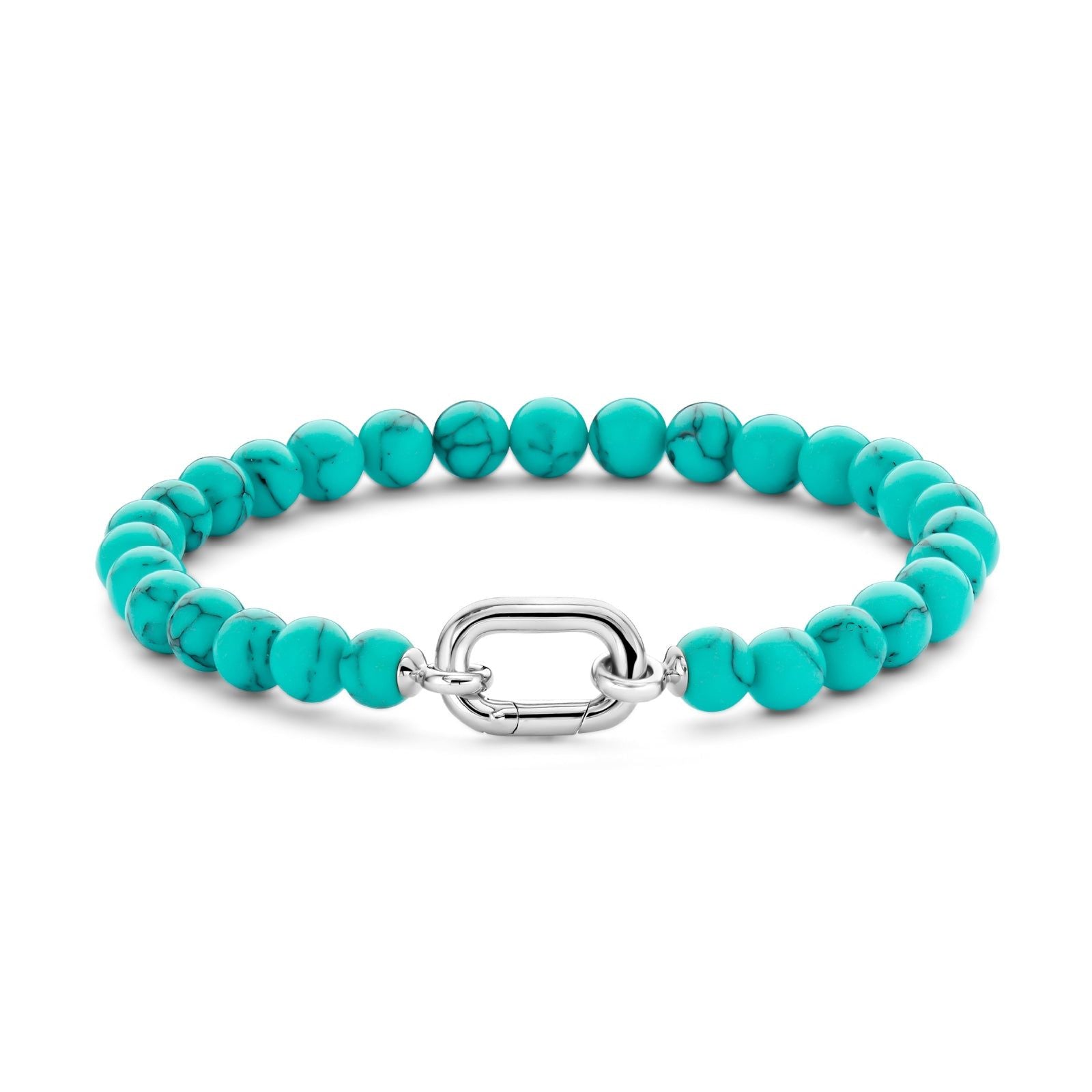 Bracciale con turchese donna TI SENTO Milano in argento 23037TQ-1