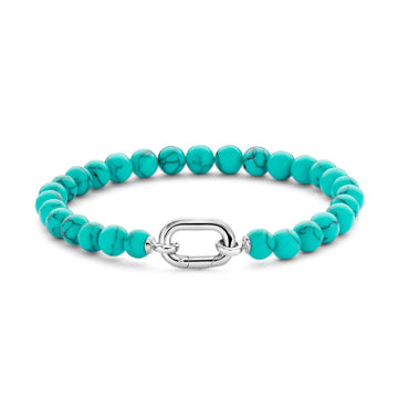 Bracciale con turchese donna TI SENTO Milano in argento 23037TQ-1