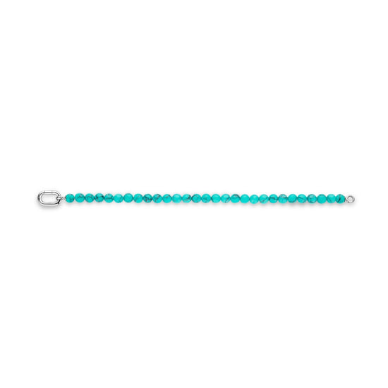 Bracciale con turchese donna TI SENTO Milano in argento 23037TQ-2