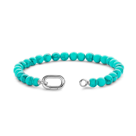 Bracciale con turchese donna TI SENTO Milano in argento 23037TQ-3