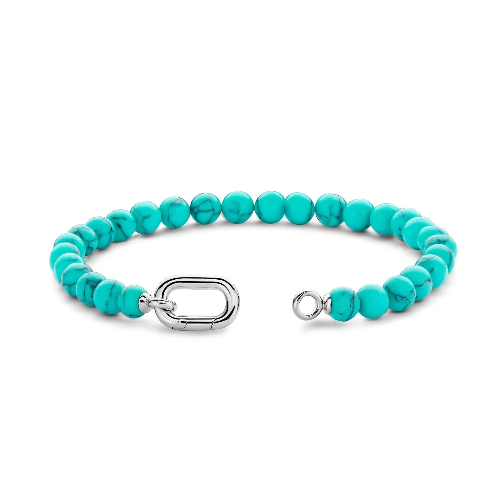 Bracciale con turchese donna TI SENTO Milano in argento 23037TQ-3