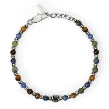 Bracciale uomo 2Jewels Original acciaio pietre preziose e elemento 232561-1