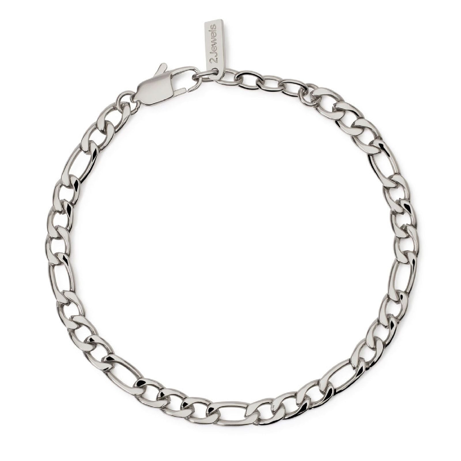 Bracciale uomo 2Jewels Blockchain con catena figaro 5mm 232568-1