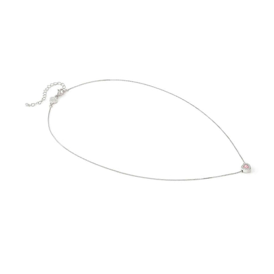 Collana donna Nomination All My Love argento zirconi bianchi e rosa a cuore 240302-002-2