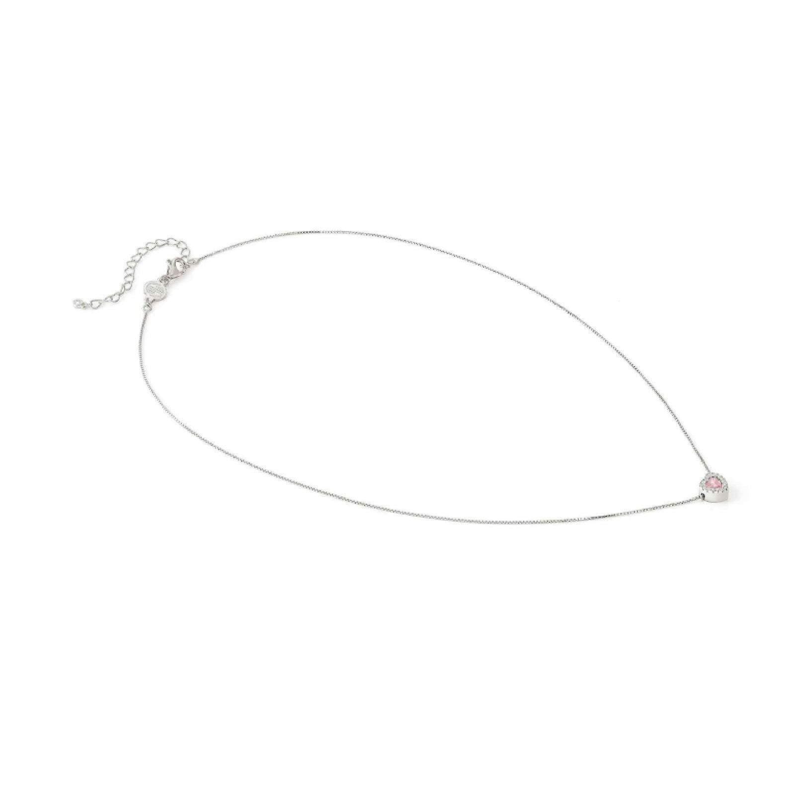 Collana donna Nomination All My Love argento zirconi bianchi e rosa a cuore 240302-002-2