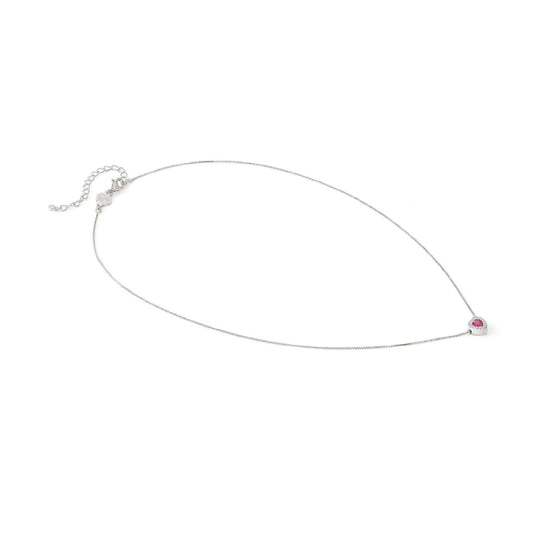 Collana donna Nomination All My Love argento zirconi bianchi e rosso a cuore 240302-006-2