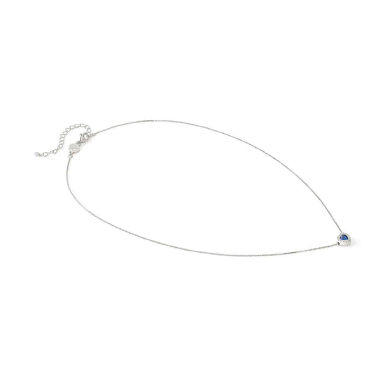 Collana donna Nomination All My Love argento zirconi bianchi e blu a cuore 240302-012-2