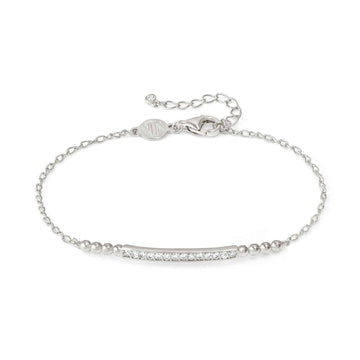 Bracciale donna Nomination Lovecloud in argento con sfere, targa e zirconi 240503-010-1