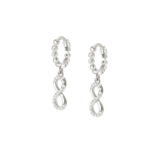 Orecchini pendenti donna Nomination Lovecloud con sfere, infinito e zirconi 240507-006-1