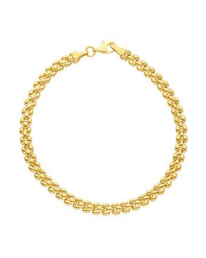 Bracciale catena da uomo della collezione JOY Gioielli Oro in oro giallo 18kt con maglie dal design moderno 242497
