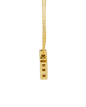 Collana girocollo da donna della collezione JOY Gioielli Oro in oro giallo 18kt con croce pendente 244982