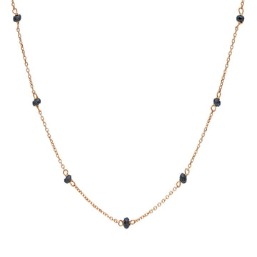 Collana donna JOY Gioielli in oro rosé con onice nera 249454-1