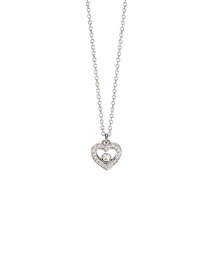 Collana girocollo da donna 2Jewels To Be Loved in acciaio con ciondolo a forma di cuore con cristalli 251921