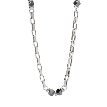 Collana uomo 2Jewels Station maglie allungate e ematite grigia 251925-1