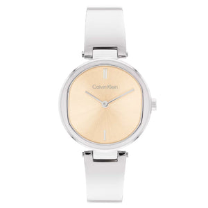 Orologio solo tempo Calvin Klein Sculptural Elevated da donna con cassa 30mm e bracciale in acciaio 1685227