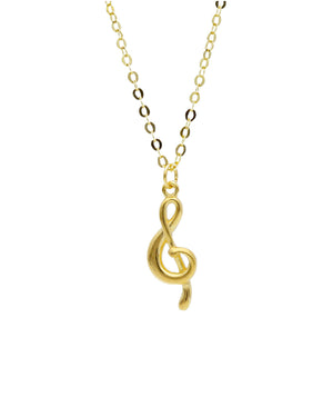 Collana girocollo da donna JOY Gioielli Oro in oro giallo 18kt con chiave di violino 252436