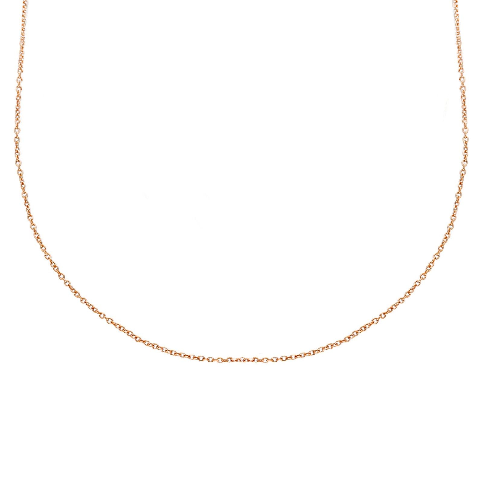 Collana donna JOY Gioielli in oro rosé con condolo pavé di zirconi 259087ROLO42-3
