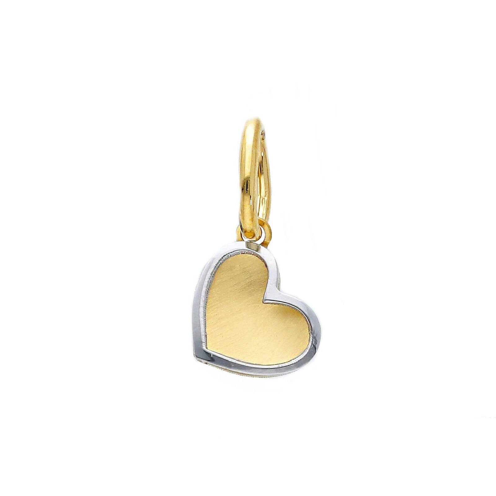 Ciondolo donna JOY Gioielli Oro in oro giallo e bianco a cuore 260711-1