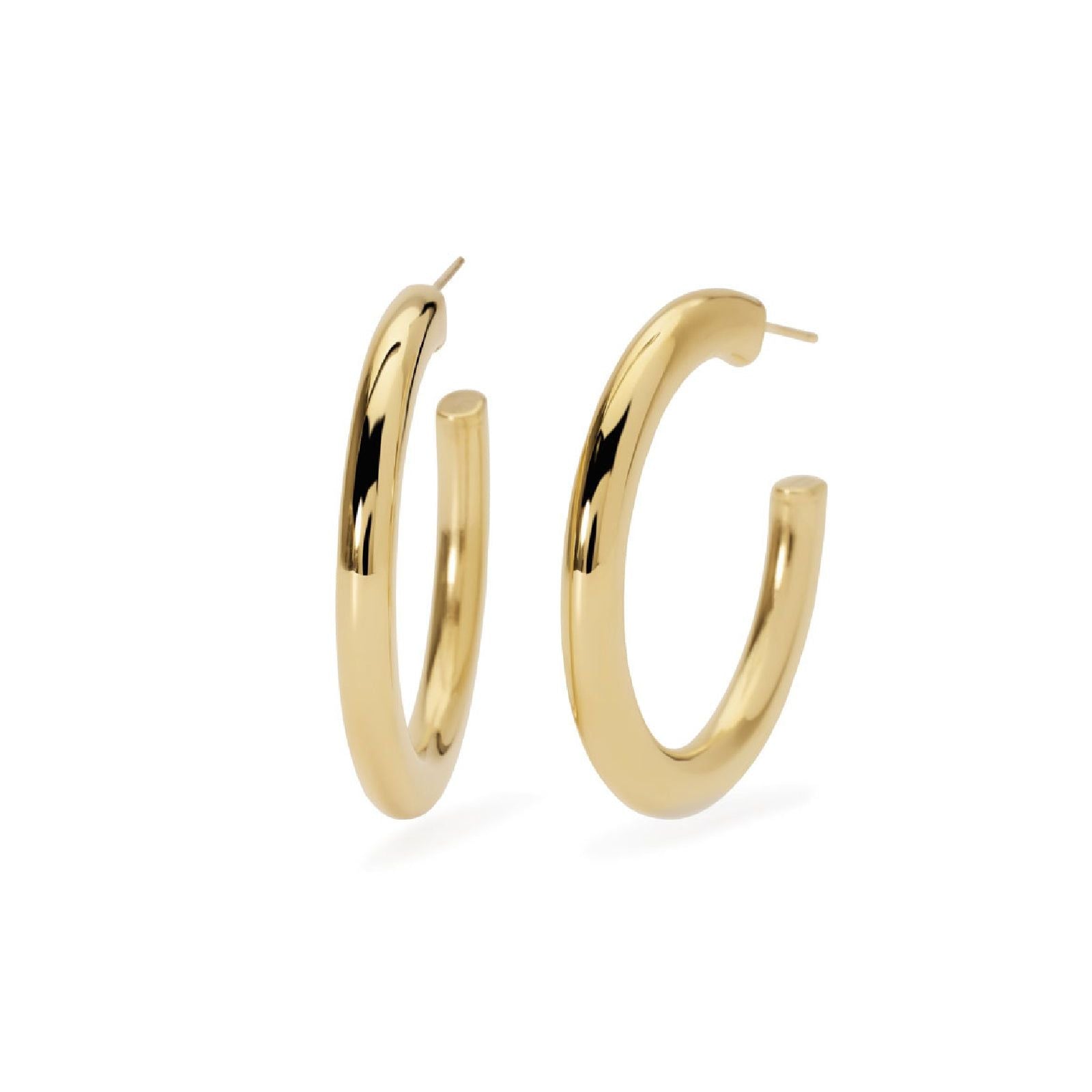 Orecchini cerchio da donna 2Jewels Minimal Chic in acciaio dorato di 30mm 261451-1