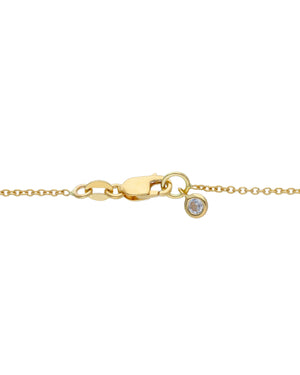 Collana girocollo da donna della collezione JOY Gioielli in oro giallo 18 kt con sfere e zirconi passanti 261870