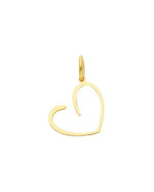 Ciondolo da donna della collezione JOY Gioielli Oro in oro giallo 18kt a foma di cuore aperto 262143