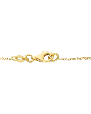 Collana girocollo da donna della collezione JOY Gioielli Oro in oro giallo 18kt con pietre preziose multicolor 262523