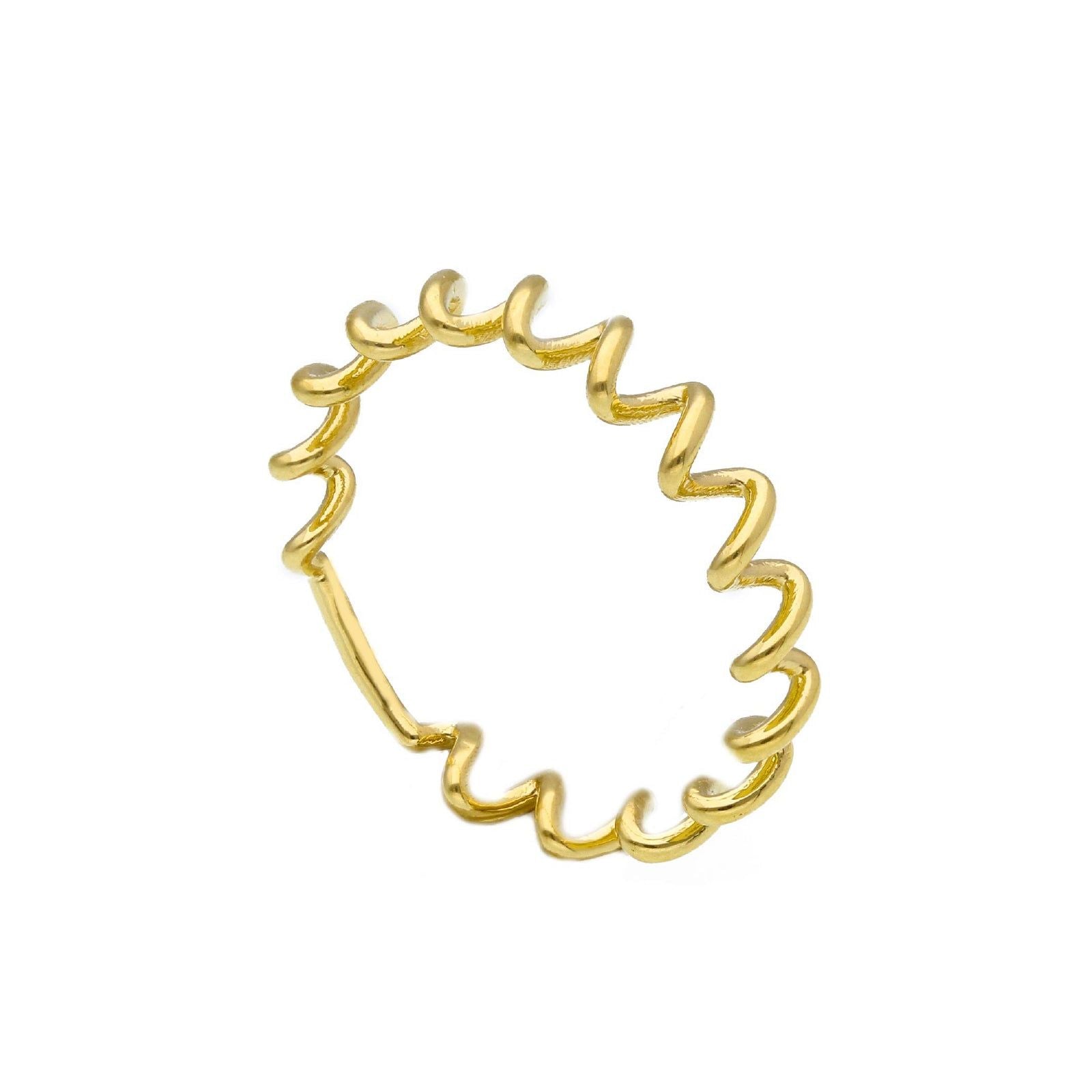 Anello donna JOY Gioielli in oro giallo con sezione avvolta 267681-1